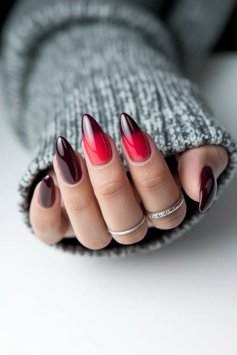 Almond nails designs autumn with long fall nail designs and season.