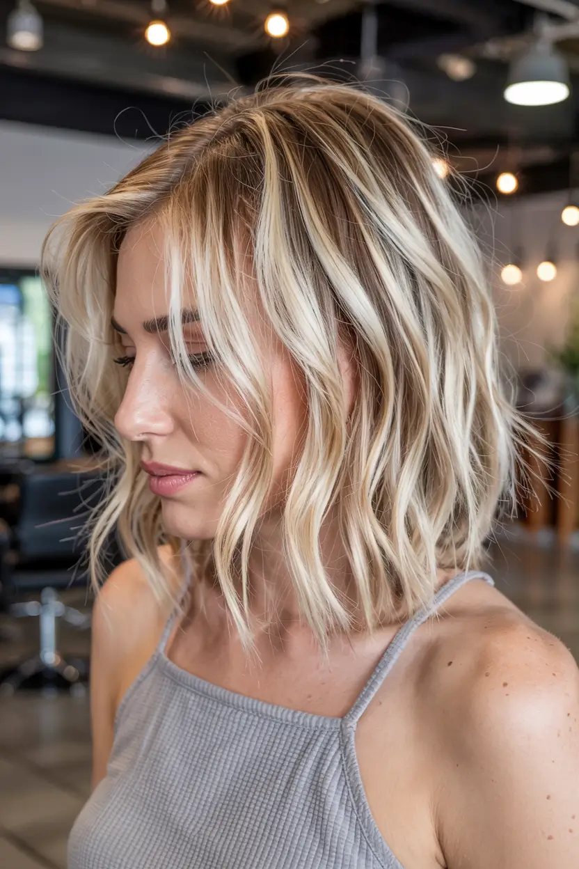 fall bronde balayage, dark blonde hair with lowlights