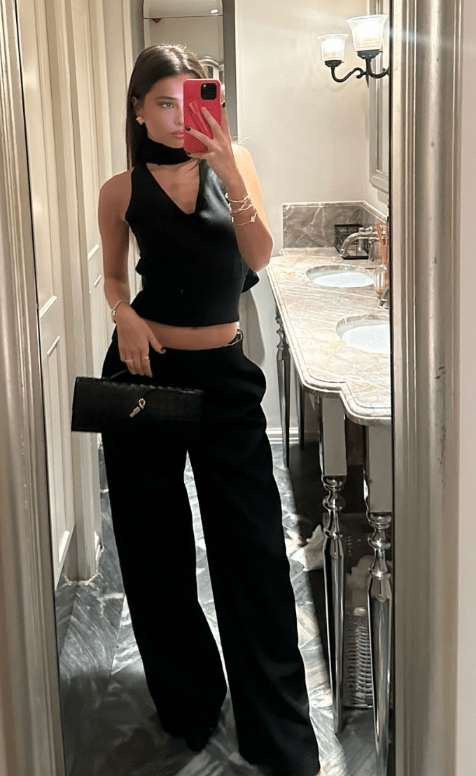 comedy show outfit night winter