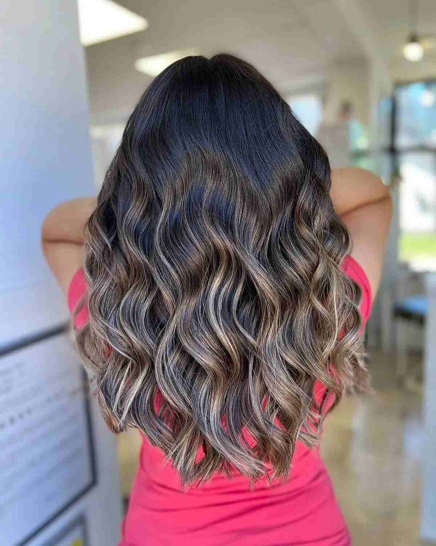 fall hair color for brunettes inspiration look 1