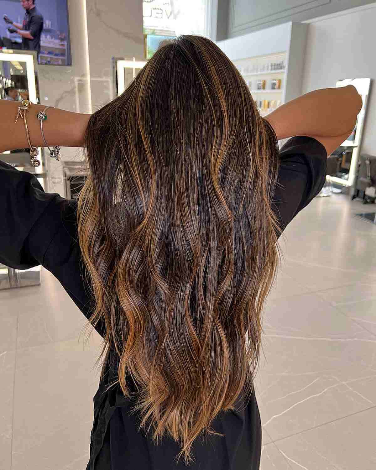 autumn balayage hair brunette, hair color ideas for brunettes winter 2026