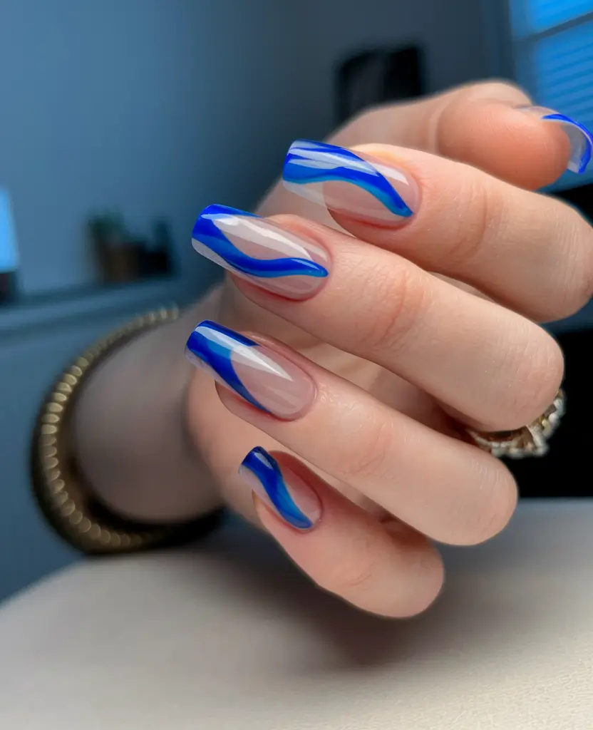 fall sns nail colors, trendy fall nail designs, chrome