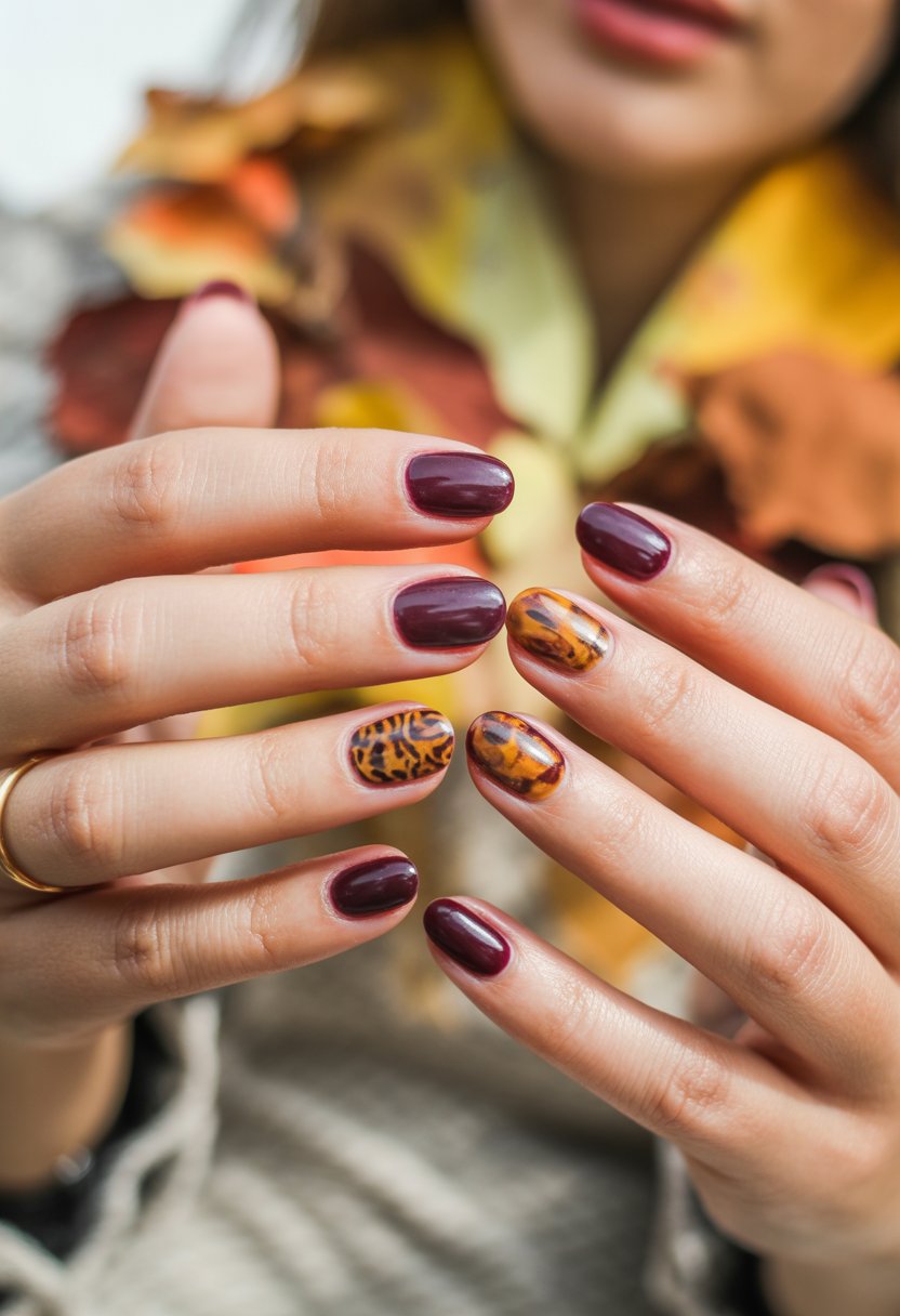 fall acrylic nail designs, fall nail designs acrylic square, easy halloween nails, short, short nails