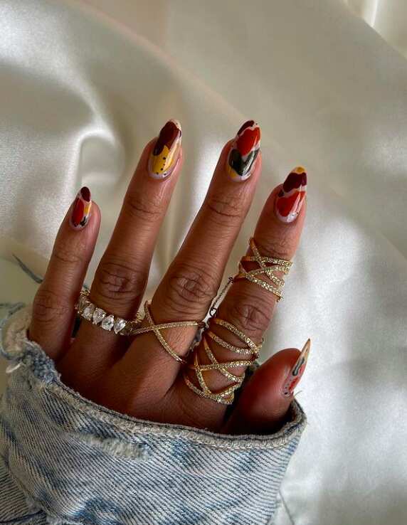 fall nail ideas inspiration look 1