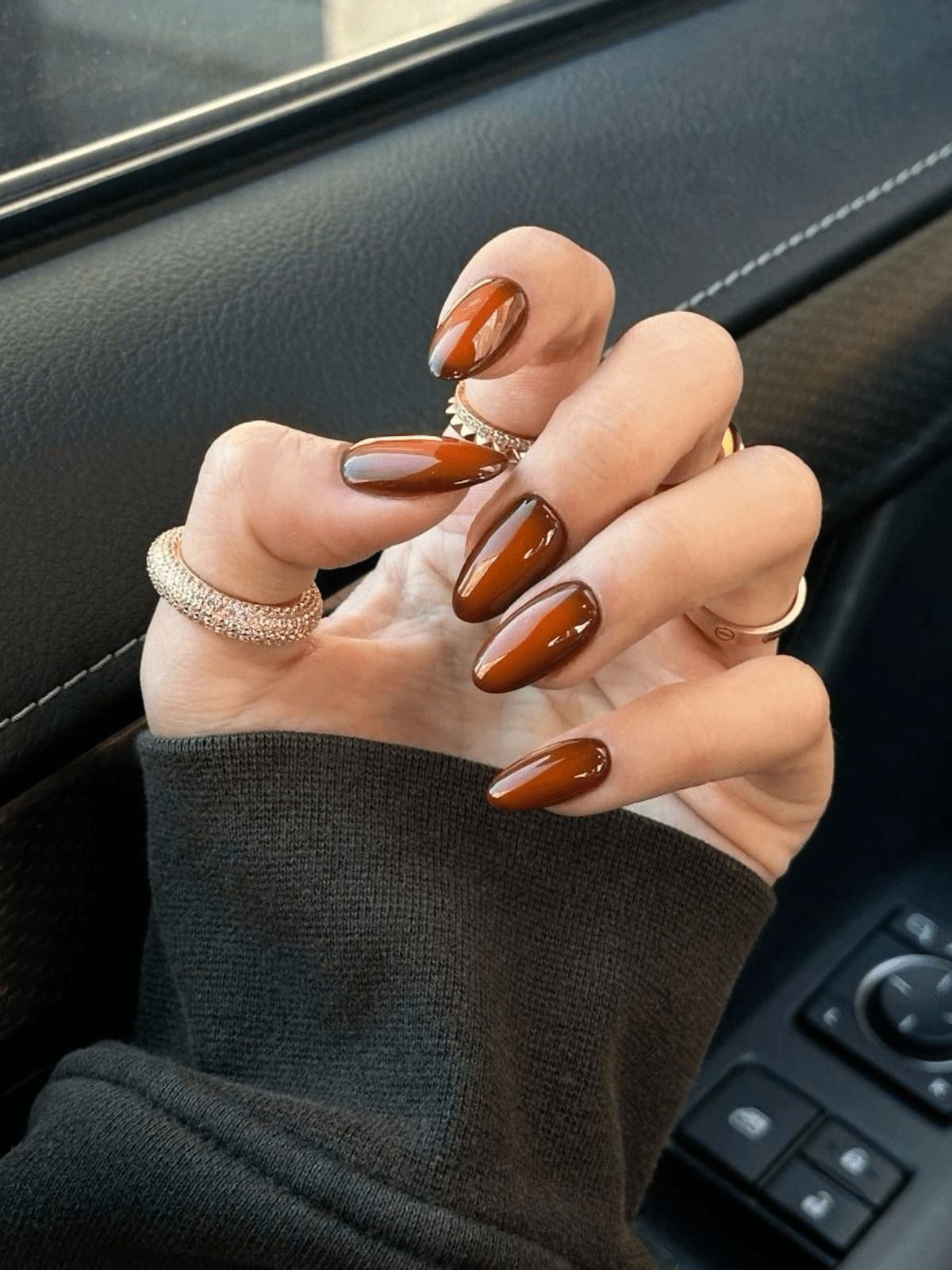 nail inspo trendy 2026 fall with pink nails, coffin shape