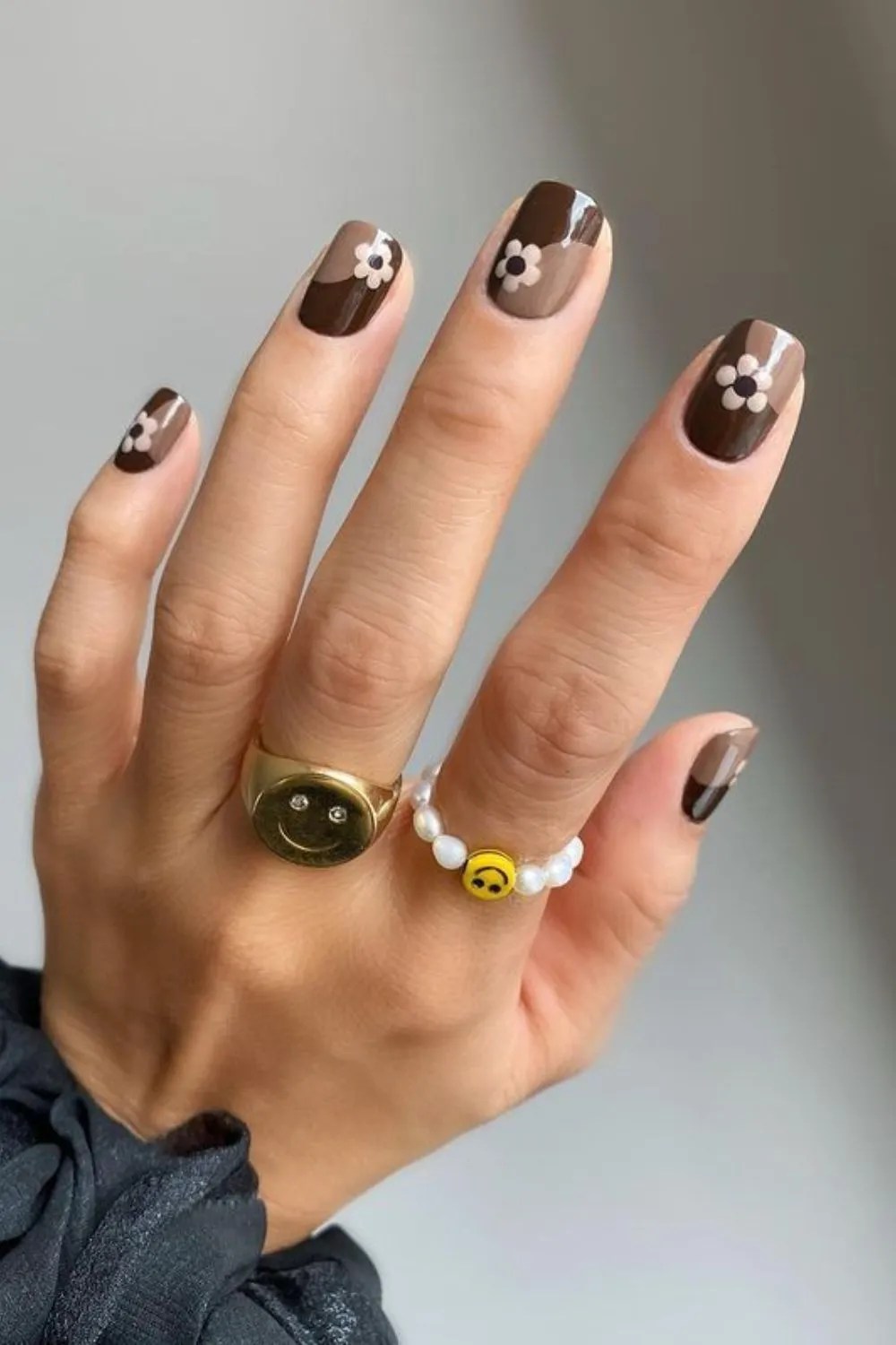 fall season nails square with cute nail ideas fall