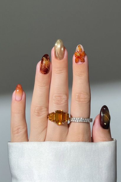 fall nails inspiration look 1