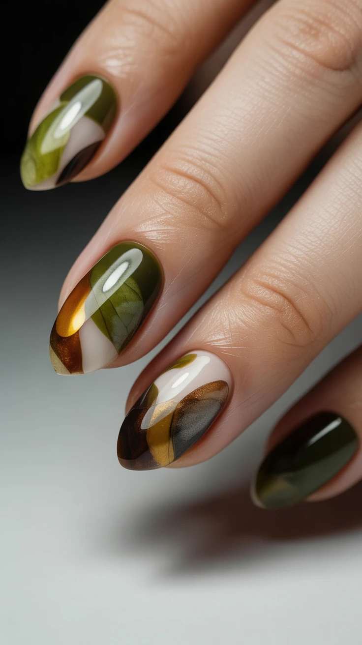 red fall nails with subtle fall nails in september nails color fall october western