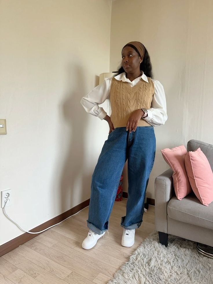 fall outfits for black women, cozy fits
