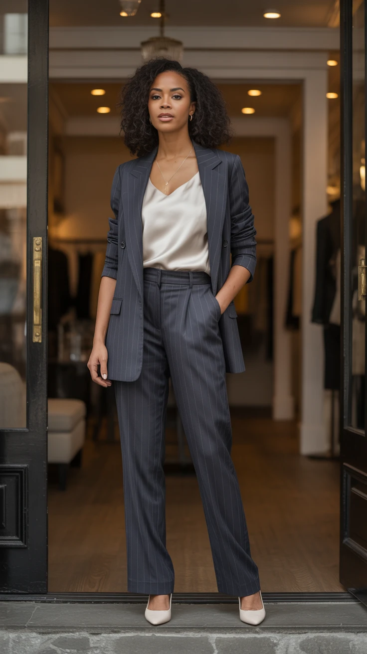 baddie fall outfits black women, baggy pants outfit