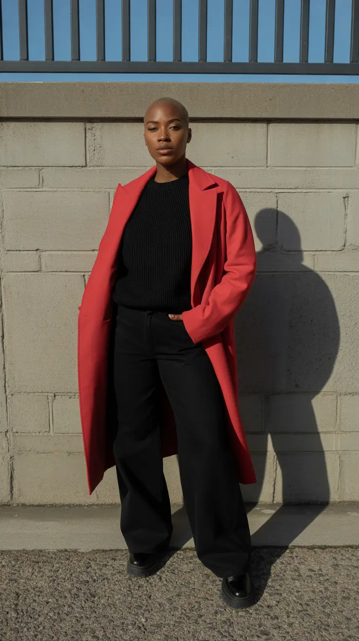 fall skirt outfits black women, casual