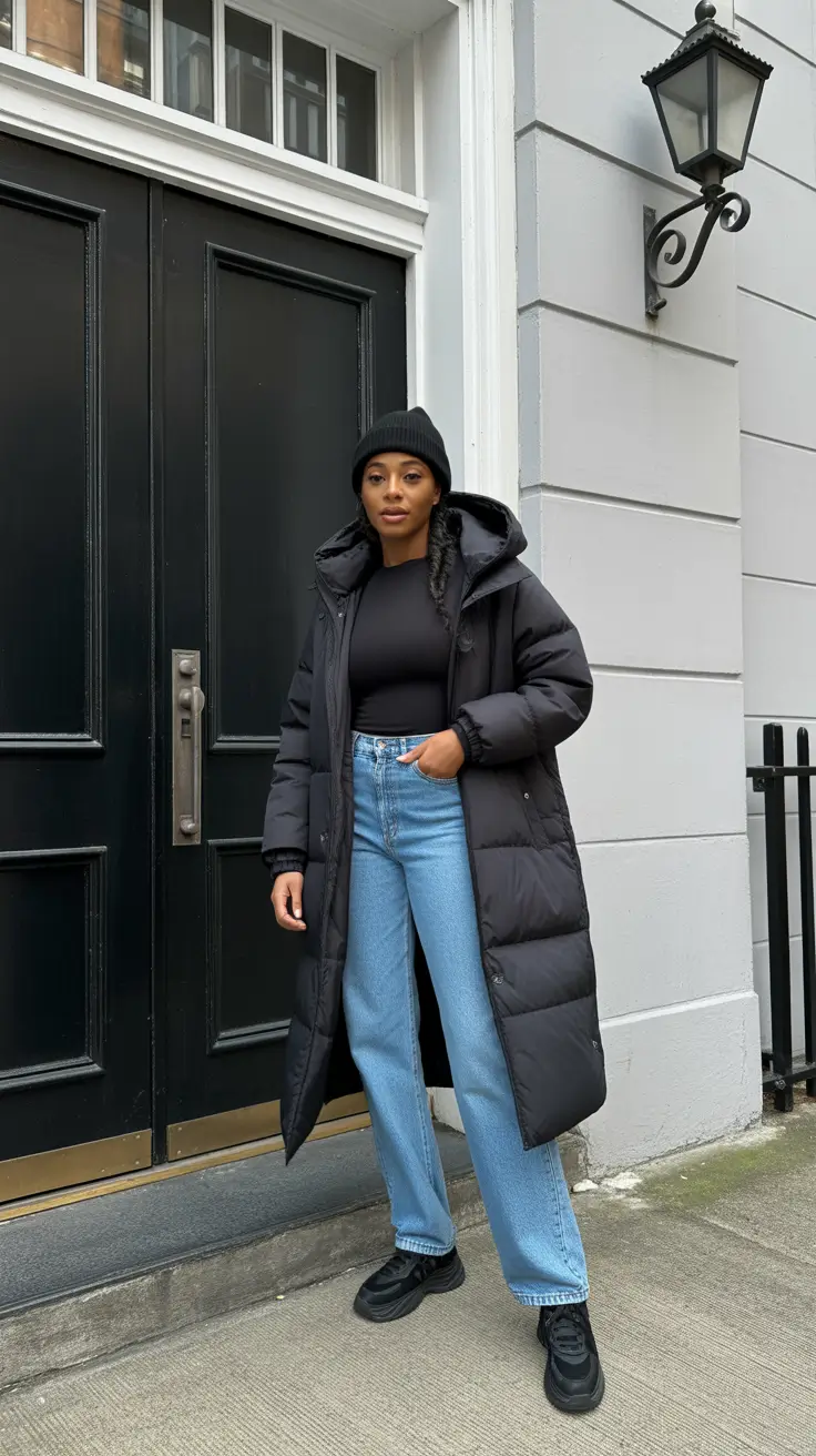 winter birthday outfit, chill