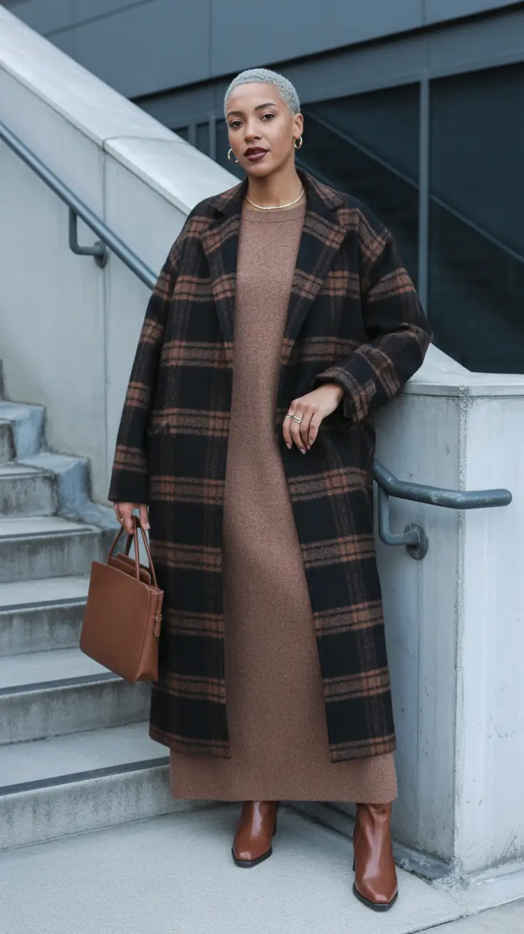 black vest outfits for women winter