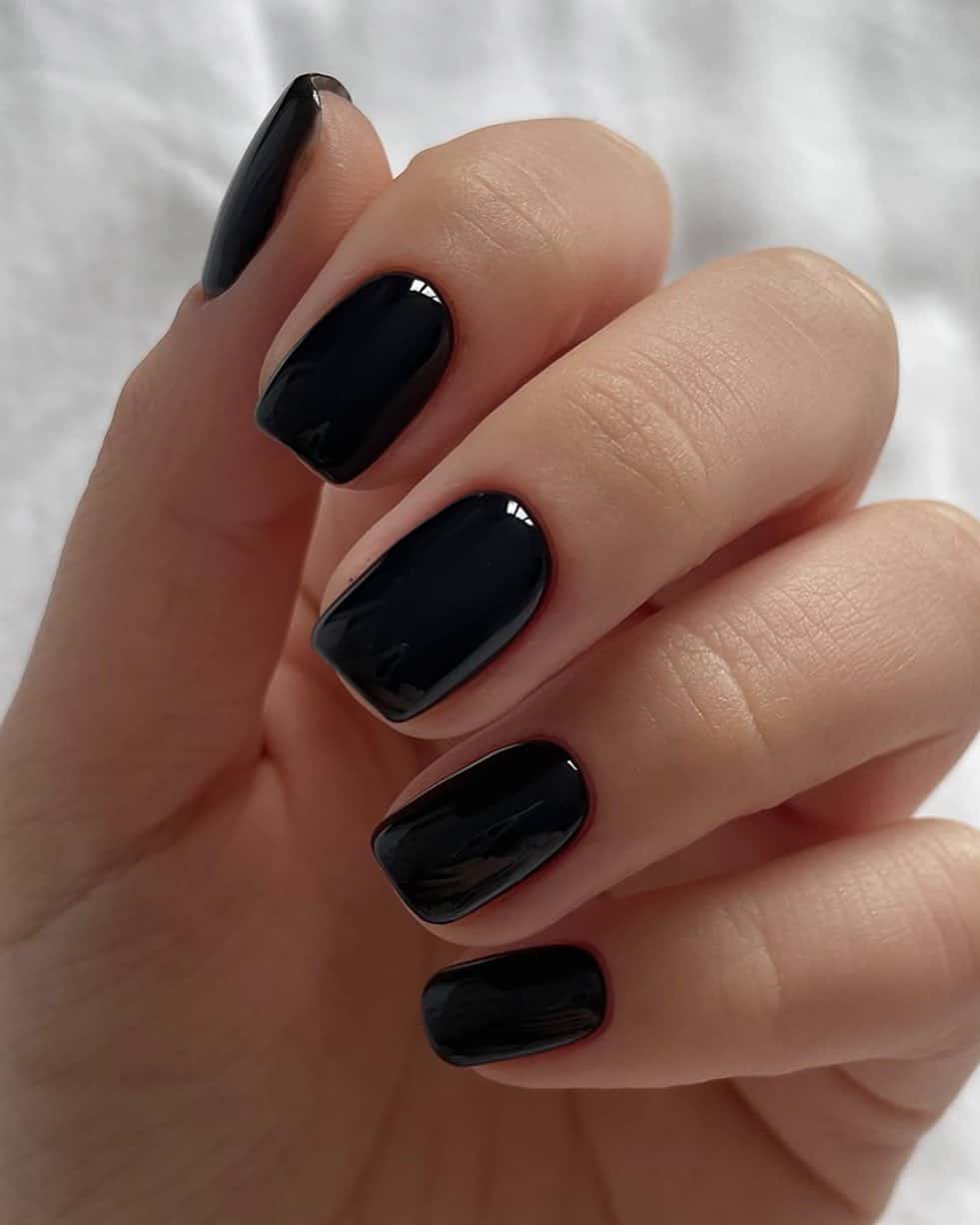 Short round fall nails with short simple fall nails september nails almond sets
