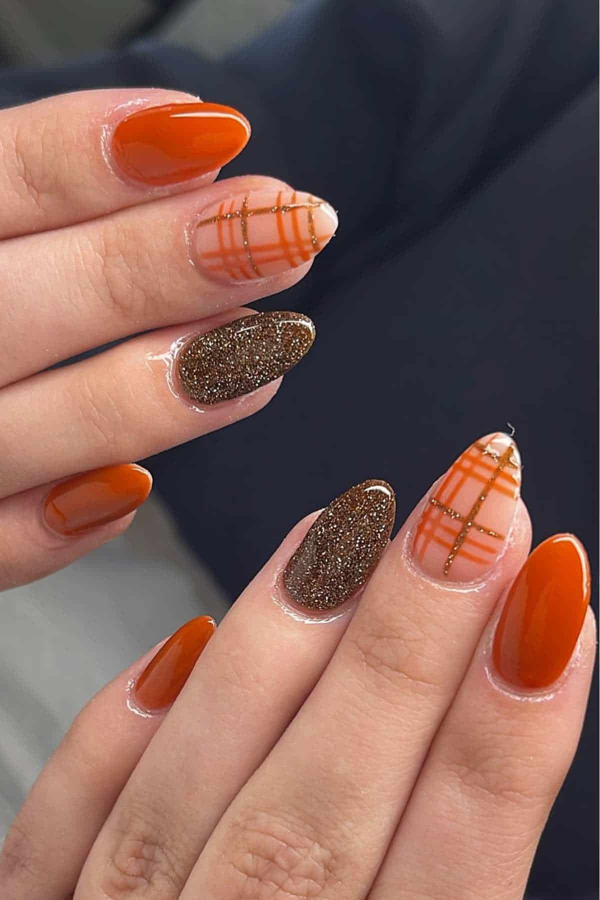 Short acrylic nails designs for fall with short nail designs minimal cute fall nails simple 2026 color square