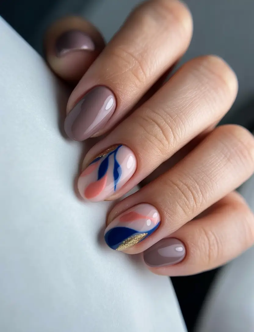 Poly gel nails, chrome gel nails, toe nails ideas, pretty spring nails, french tip