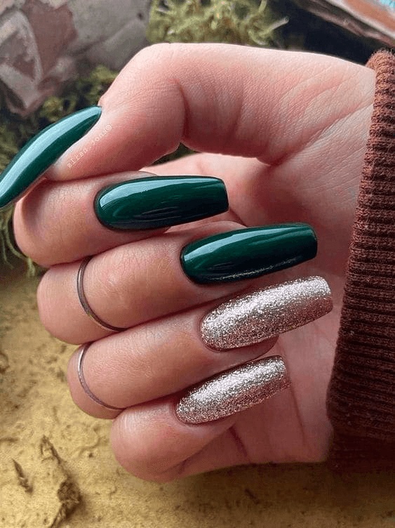green fairy nails, green ombre nails, sage green french tip nails, spring green nails, pale green nails, neon lime nails, pink, winter, sage and pink