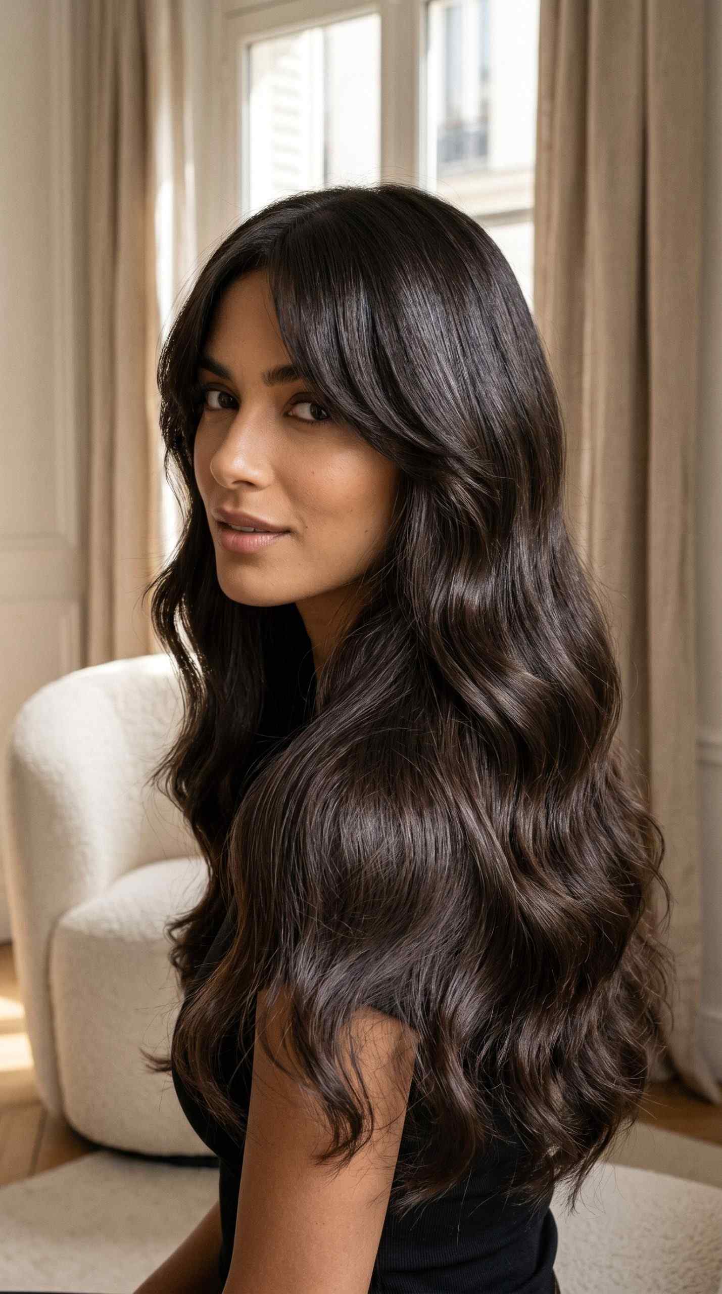 brown hair color ideas, dark brown hair color ideas, dimensional brunette, purple balayage hair, light brown, for dark hair