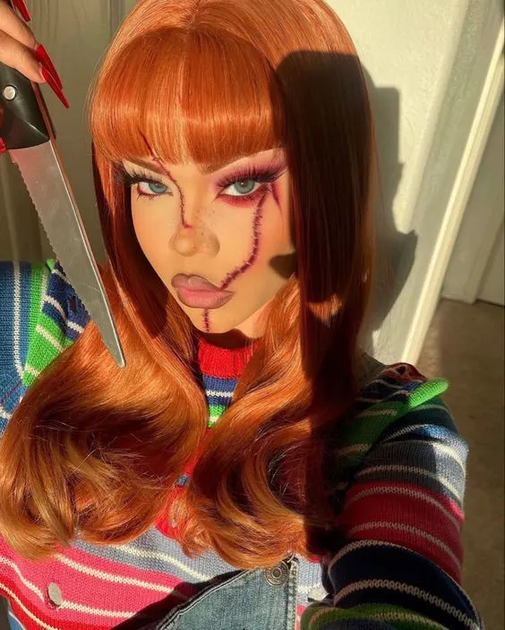 halloween face makeup ideas, cute halloween makeup looks, halloween face paint designs