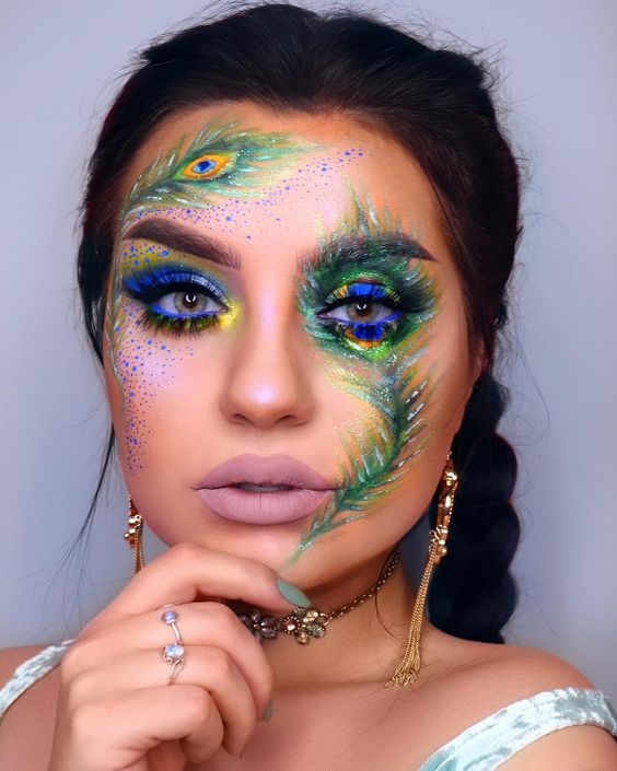 halloween makeup ideas for kids, witch face makeup, simple
