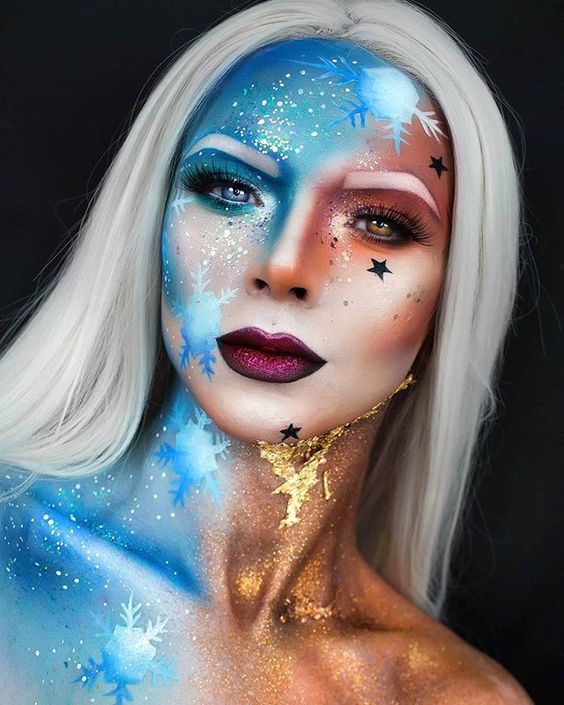 halloween makeup inspo, halloween makeup looks for men, men