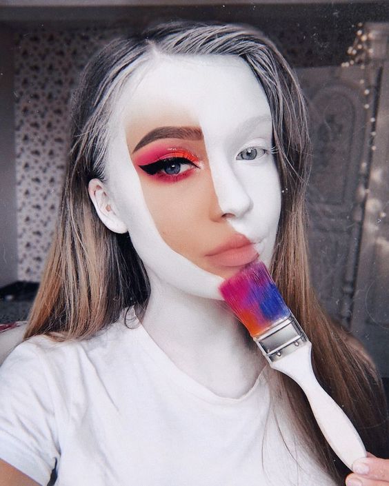 halloween makeup for women, men's halloween makeup look, scary looks