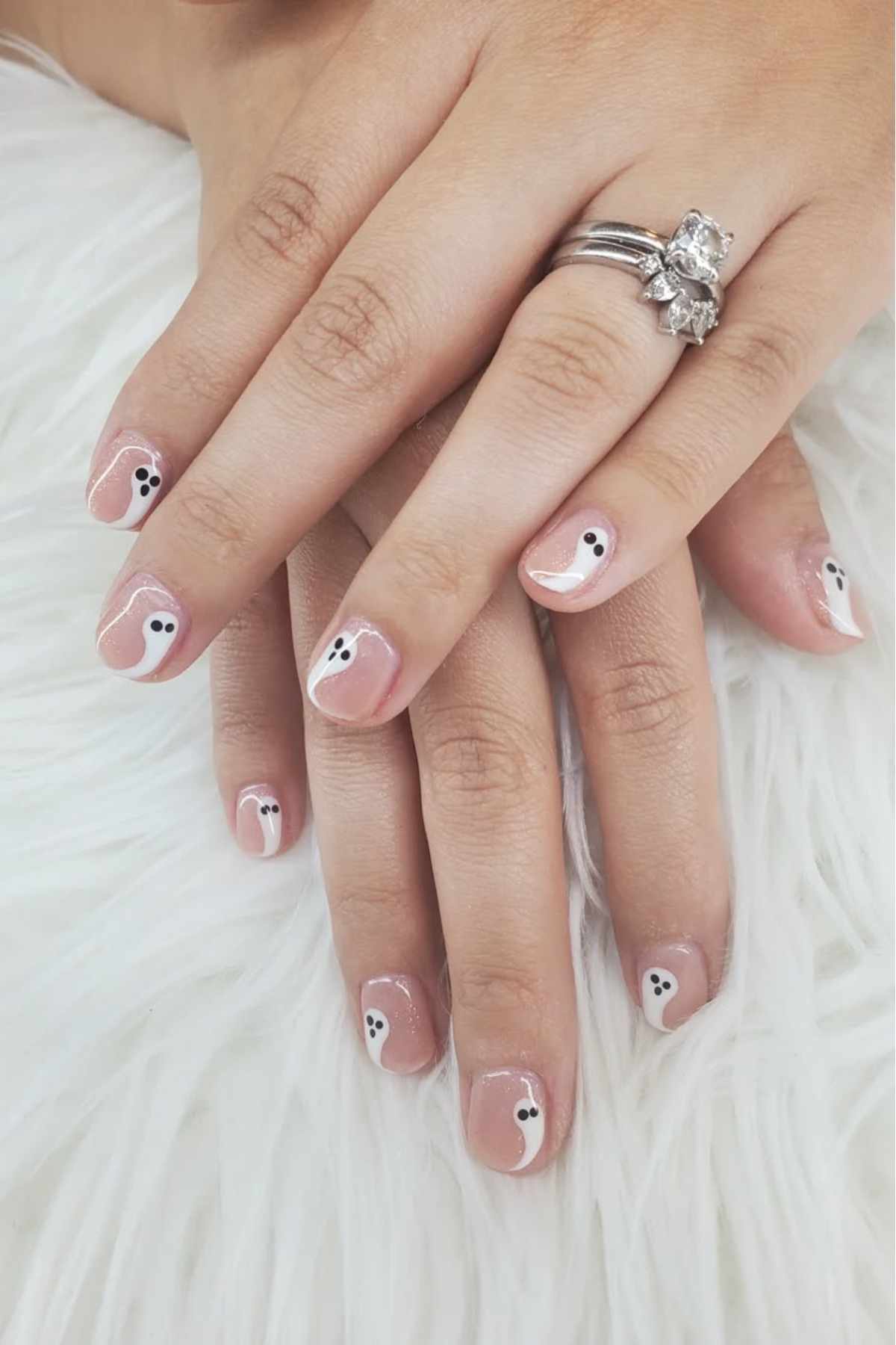 halloween nails short inspiration look 1