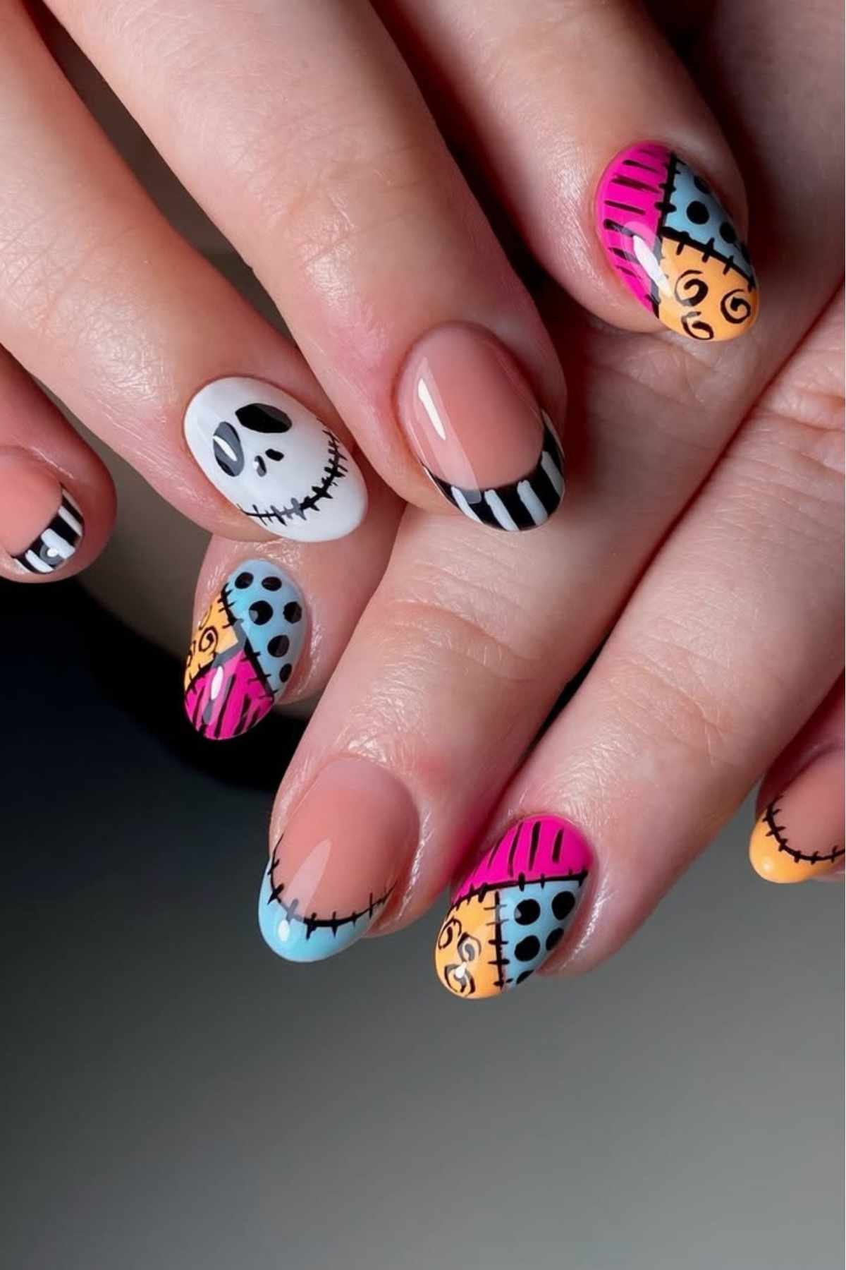 Simple halloween nails short with simple halloween nail art and ideas