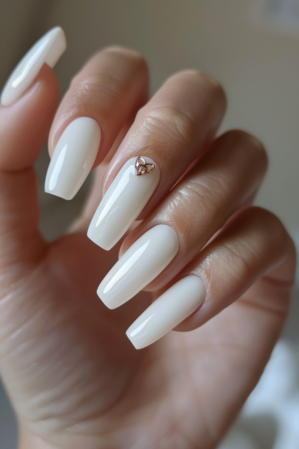 Milky white almond nails, milky white nails design ideas, milk white acrylic nails, december nails white, ideas.