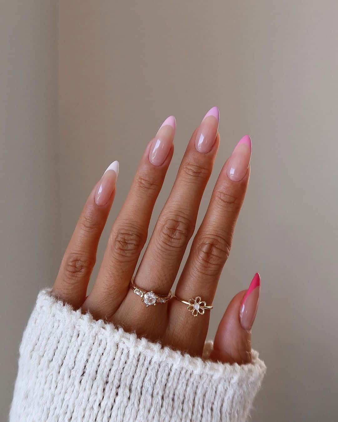 Simple fall nail designs, simple xmas nail designs, easy nail designs, 3d nail art simple, red, pink almond.