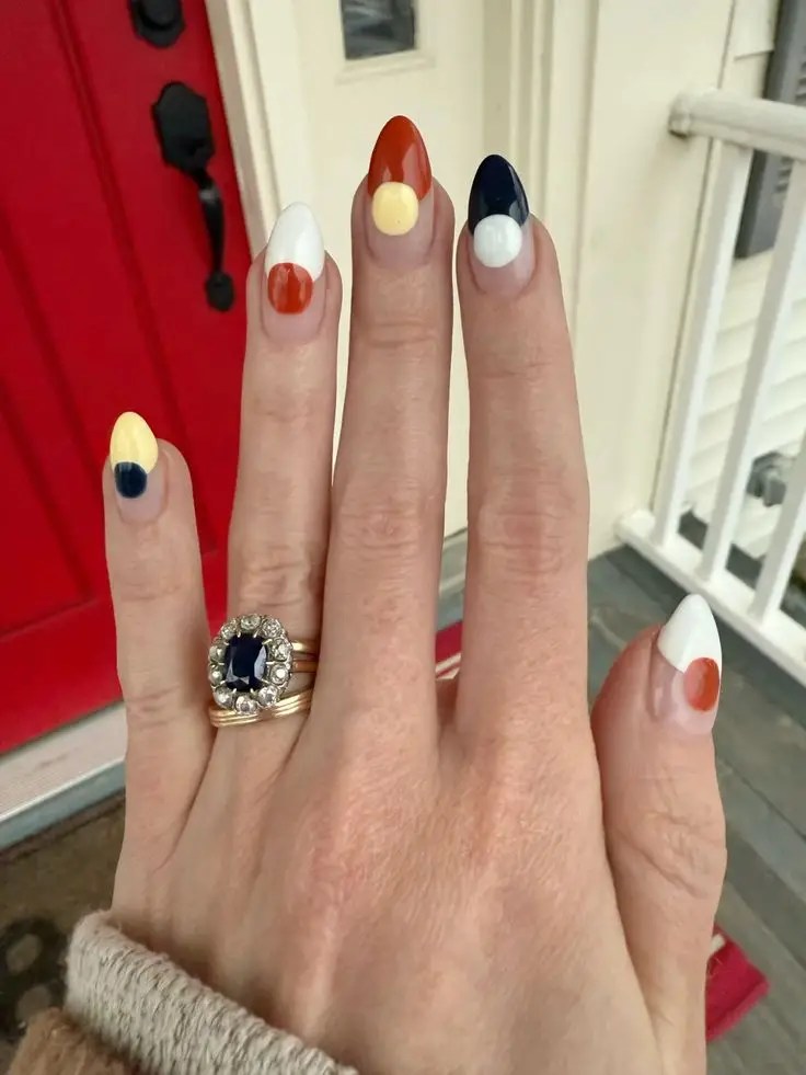 black nail ideas, simple christmas nail ideas, cute nail ideas, easter inspired nails, almond summer