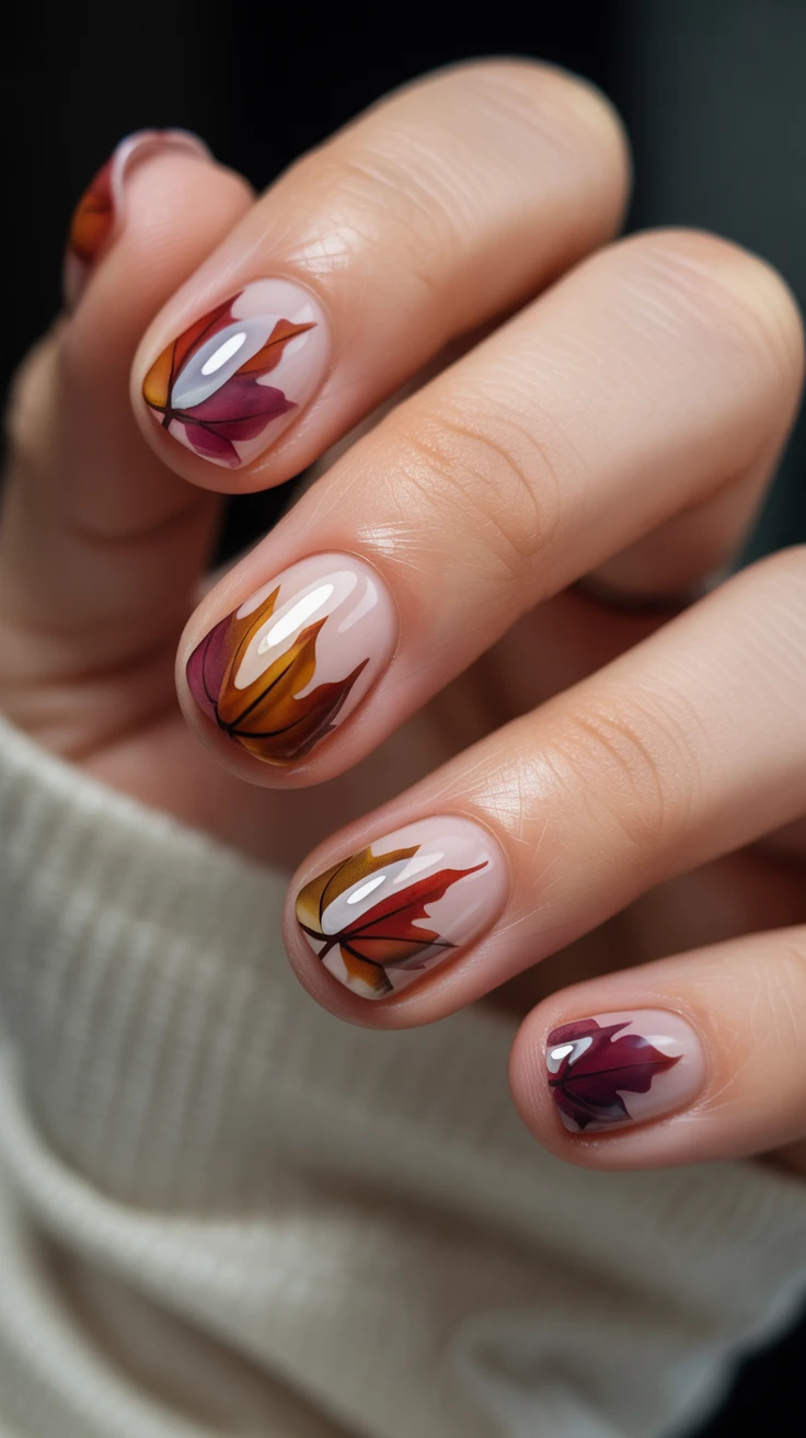 Fall 2026 nail ideas with thanksgiving nails and color.
