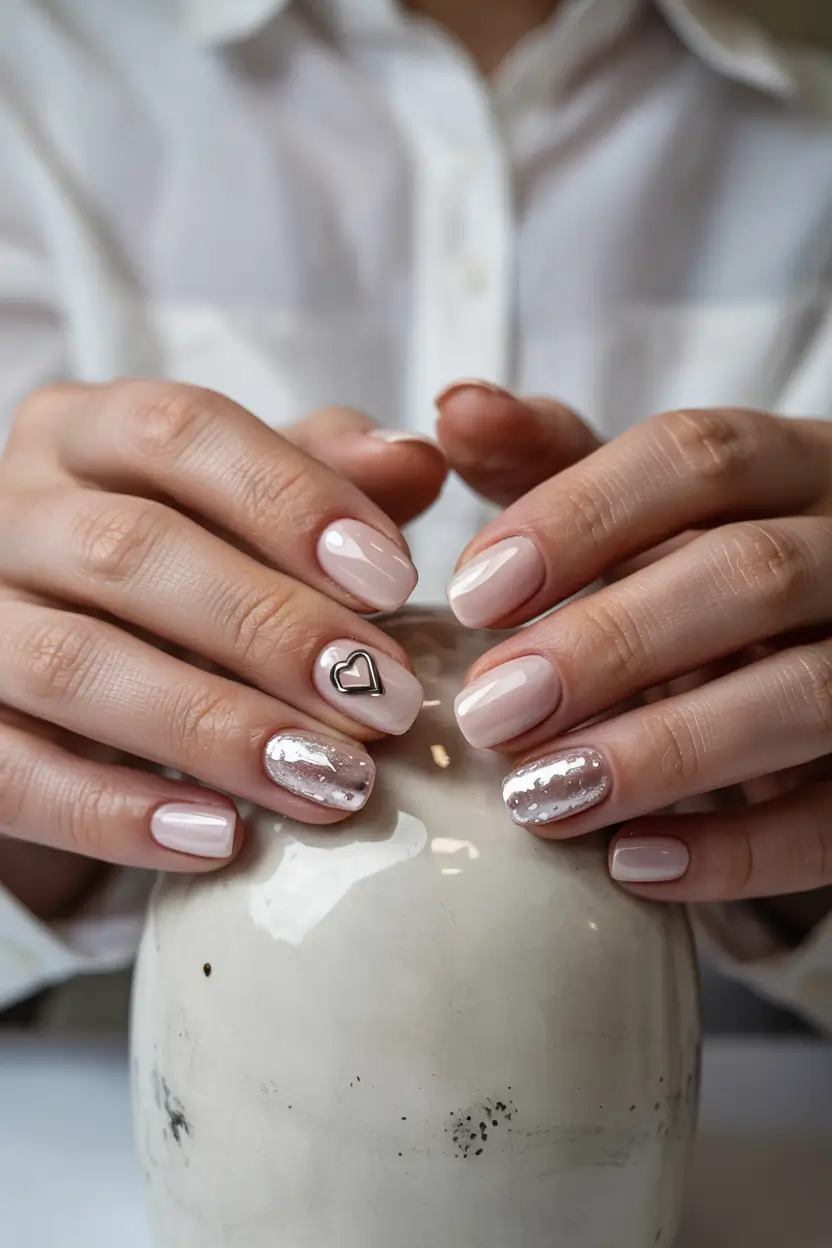 Fall nail inspo acrylic with cute fall almond nails in white.