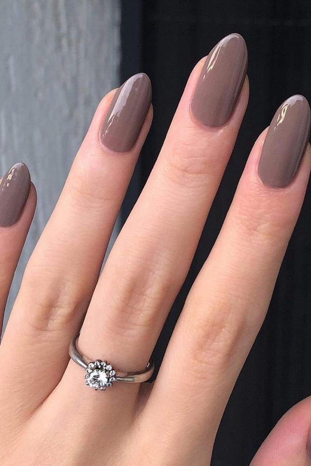Fall dipped nails ideas with fall nail designs featuring classy fall nails acrylic in almond burgundy.