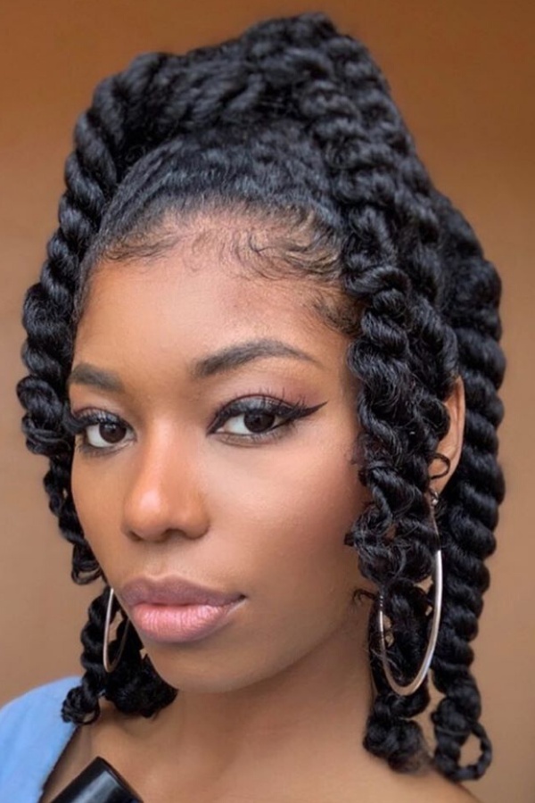 natural cornrow hairstyles for black women, hairstyles for blowed out natural hair, cute 80s hairstyles, braided