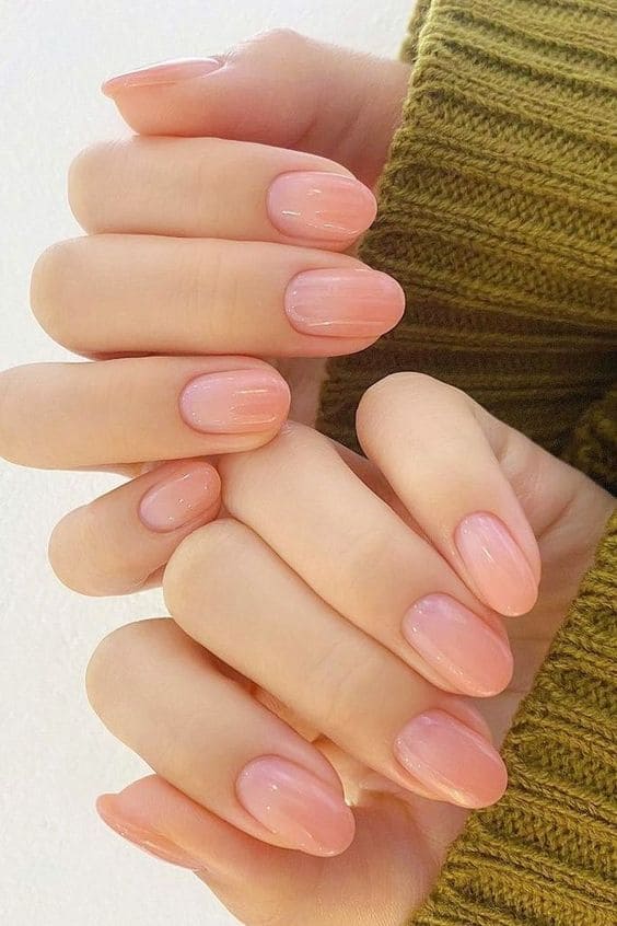Pink and white ombre nails, dark red ombre nails, trendy chrome nails, light purple nails, natural, white with