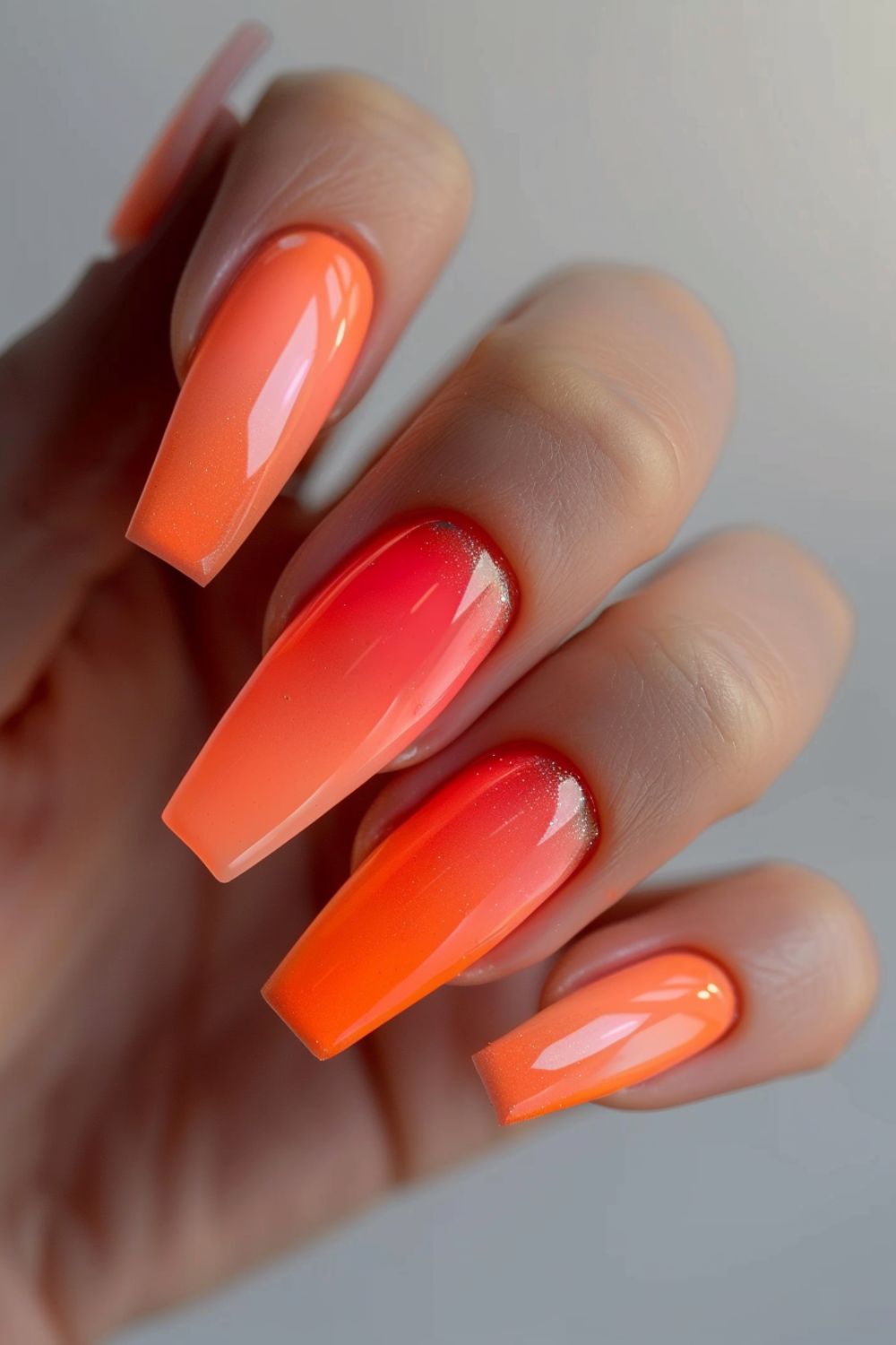 Short ombre nails with hot pink ombre nails, ombre french manicure, elegant nude nails