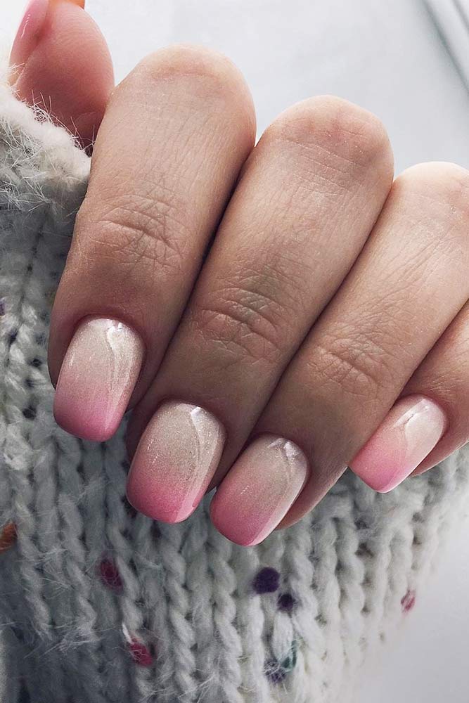 Ombre cat eye nails with ombre dip powder nails, dark cherry red nails