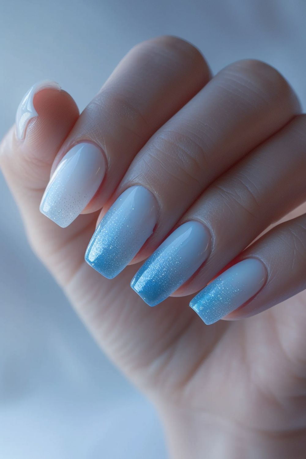 Green ombre nails with pink and white ombre nails with design, red nails with designs