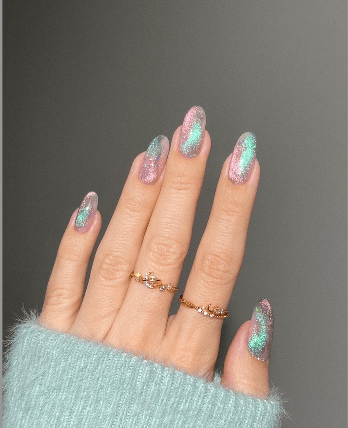 Ombre brown nude nails with ombre nails purple lavender, red fade nails