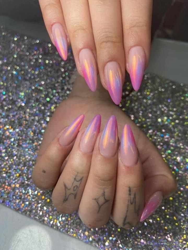 Ambre nails ombre with milky white ombre nails, pink ombre nail designs