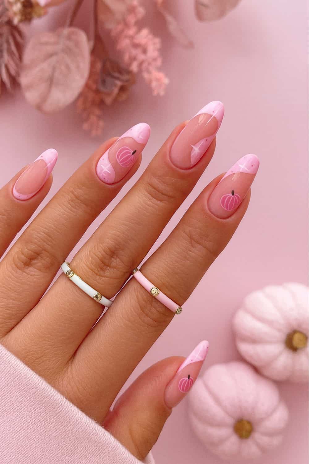 Hello kitty inspired nails with whimsical flair.