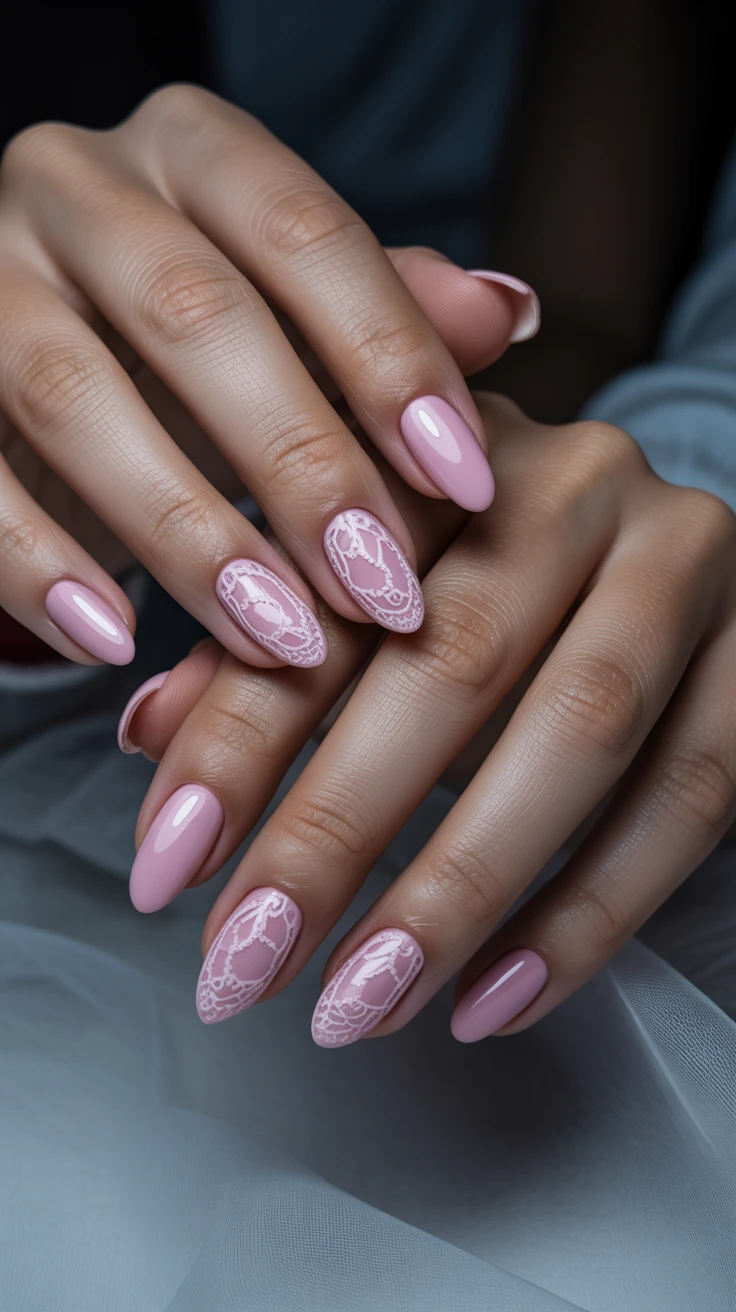 Pastel halloween nails with dreamy charm.