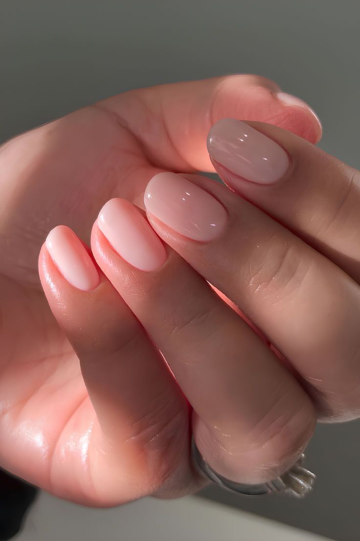 Pink chrome nails with pale pink nails, showcasing pink nails ideas and pink and white french tip. Perfect for birthday or holiday celebrations.
