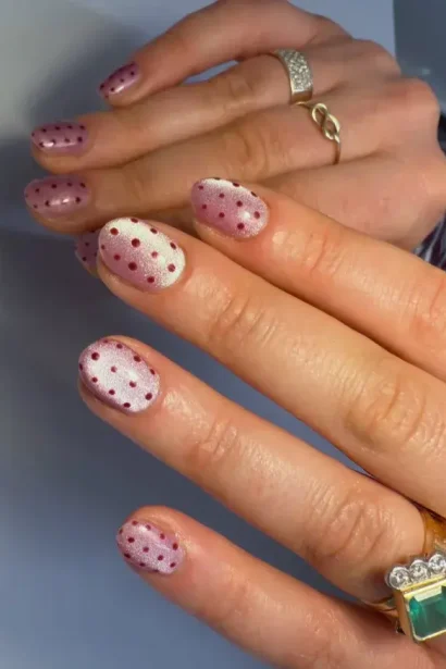 polka dot nails inspiration look 1