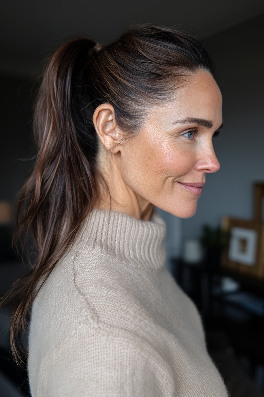 straight ponytail hairstyles, ponytail hairstyles tutorial, high pony hairstyles, front ponytail hairstyles, drawstring, toddler