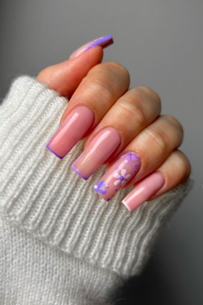 purple nails inspiration look 1