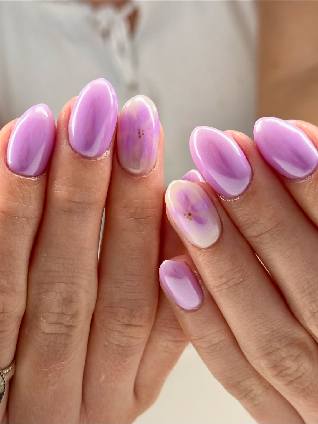 purple aura nails, purple and silver nails designs, winter nails, dark purple acrylic nails design, christmas, red