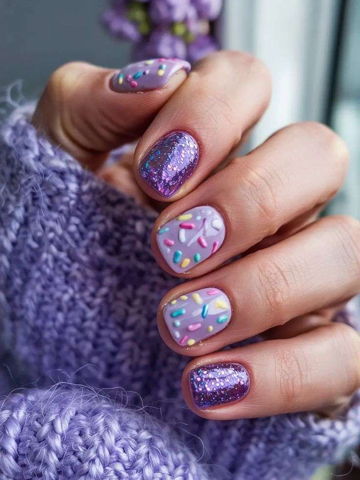 purple halloween nails, bright purple nails, spring nails lavender, black and, stiletto