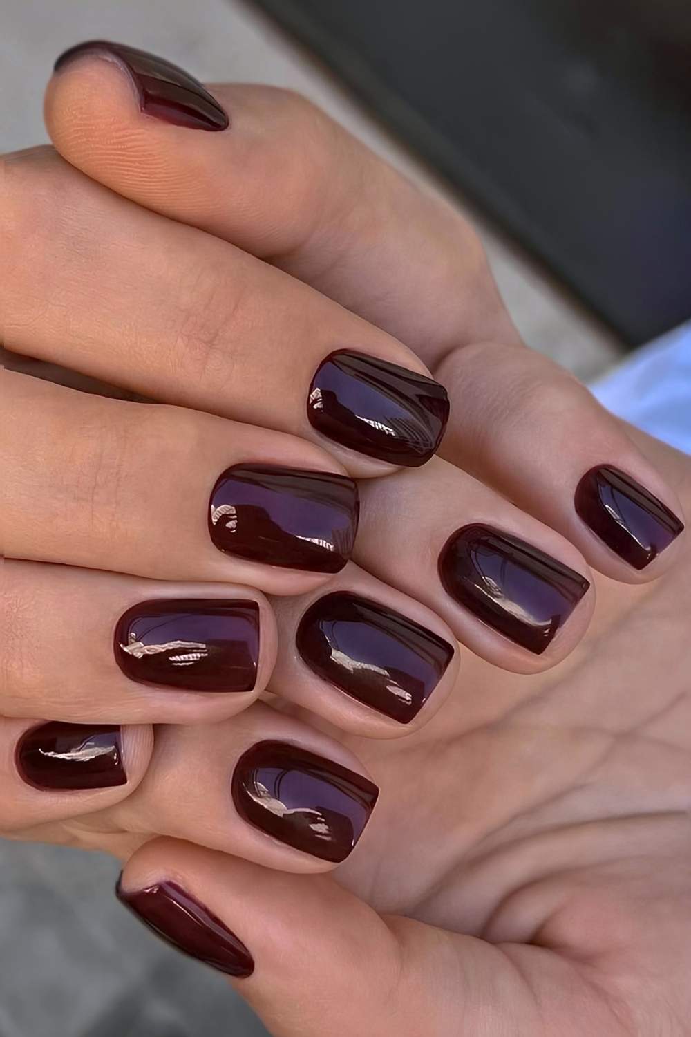 purple french tip nails, different shades of purple nails, lavender spring nails, summer, blue